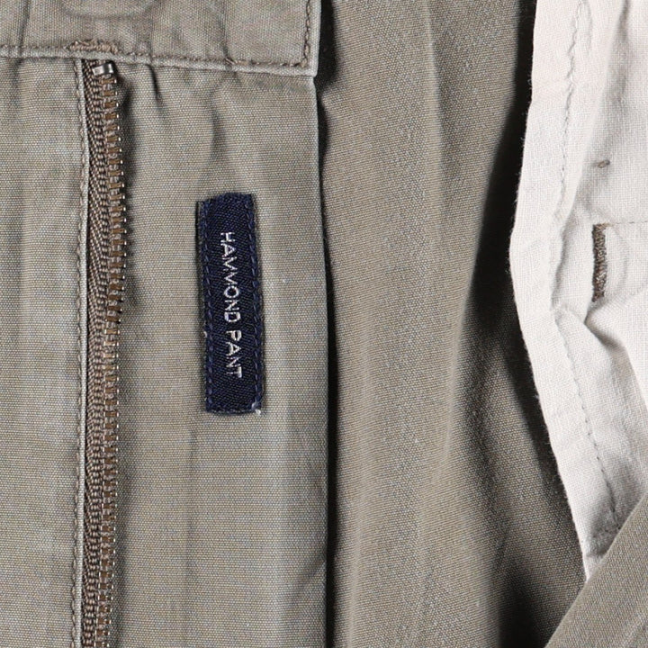 Ralph Lauren POLO by Ralph Lauren HAMMOND PANT Two-pleat Chino Pants Men's W35 equivalent cotton Khaki type brown Vintage Second Hand