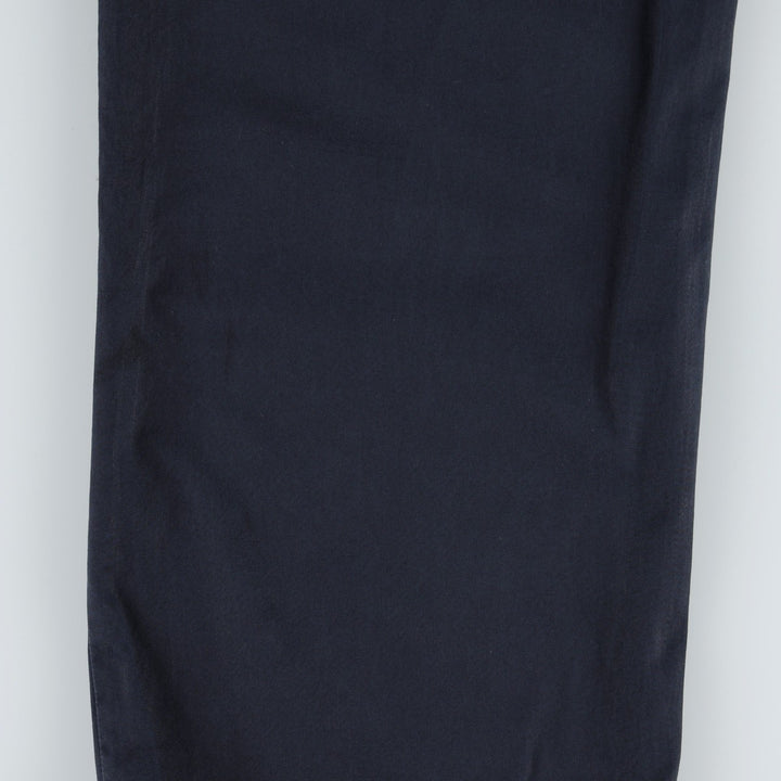 Ralph Lauren POLO by Ralph Lauren CLASSIC FIT Men's Wide-Leg Pants (equivalent to W34) cotton navy blue type Vintage Second Hand
