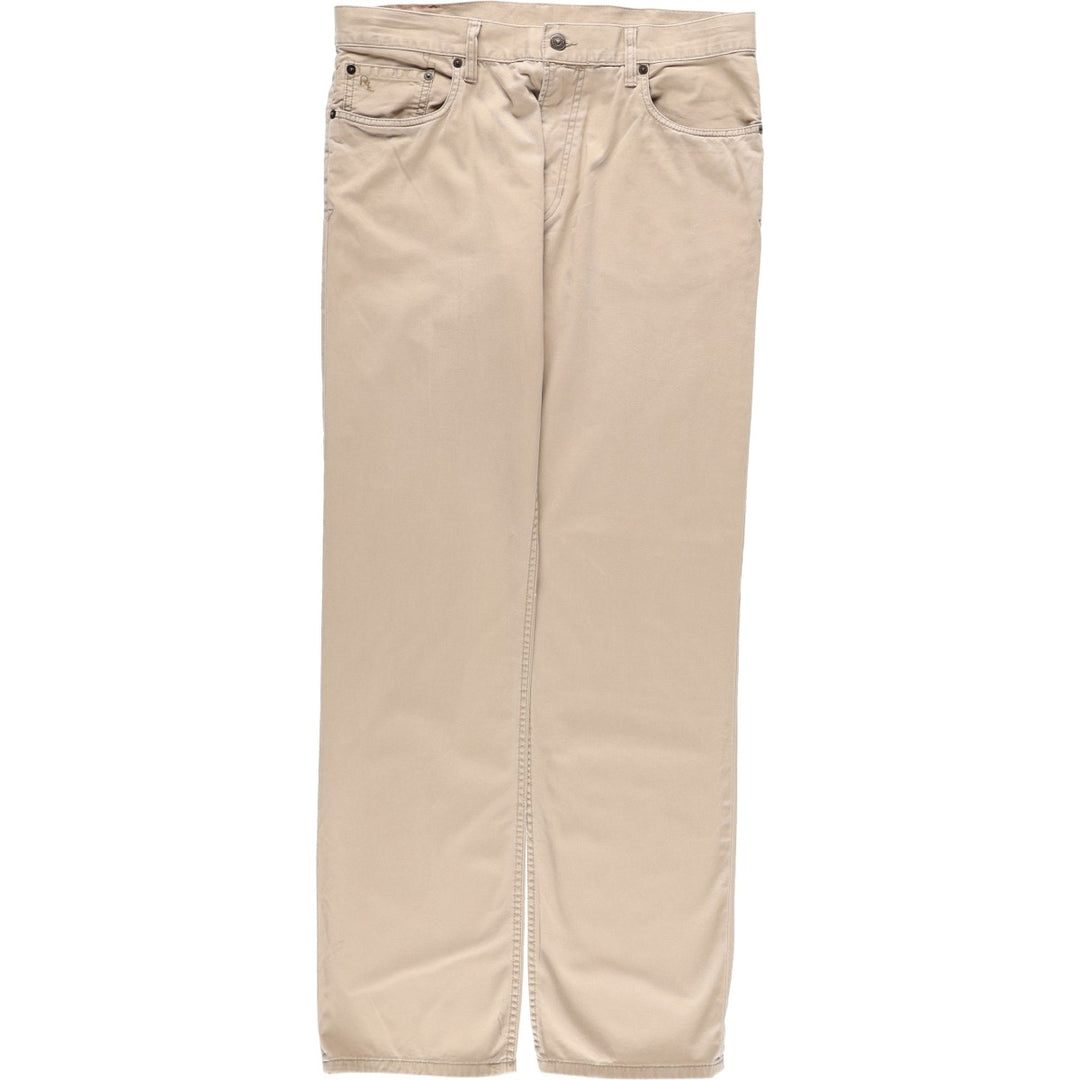 Ralph Lauren POLO RALPH LAUREN Men's Chino Pants, Size W36 cotton Beige type Vintage Second Hand