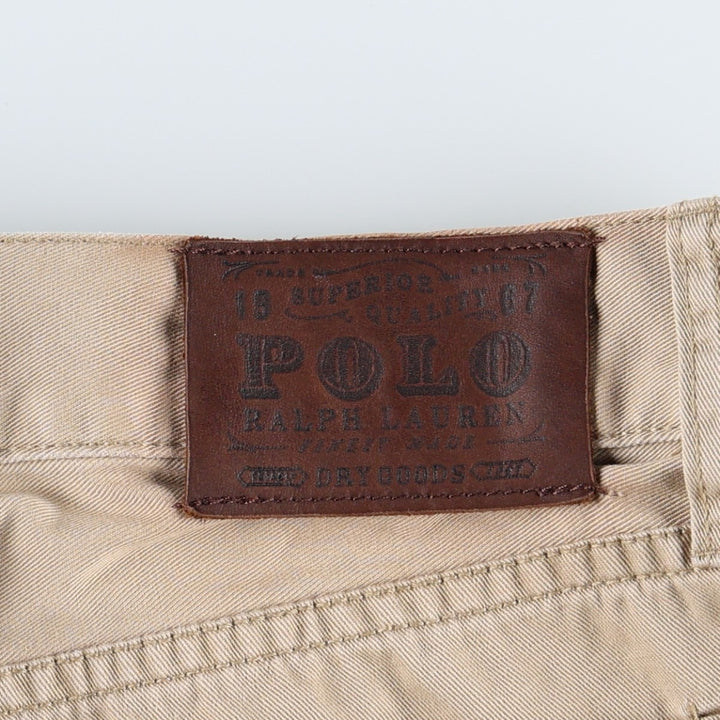 Ralph Lauren POLO RALPH LAUREN Men's Chino Pants, Size W36 cotton Beige type Vintage Second Hand