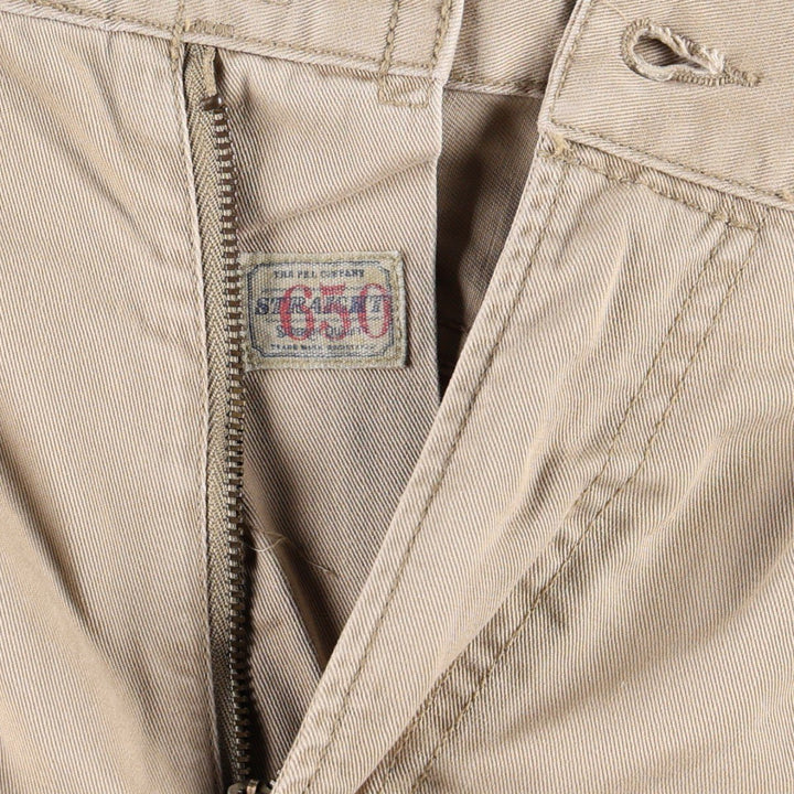 Ralph Lauren POLO RALPH LAUREN Men's Chino Pants, Size W36 cotton Beige type Vintage Second Hand