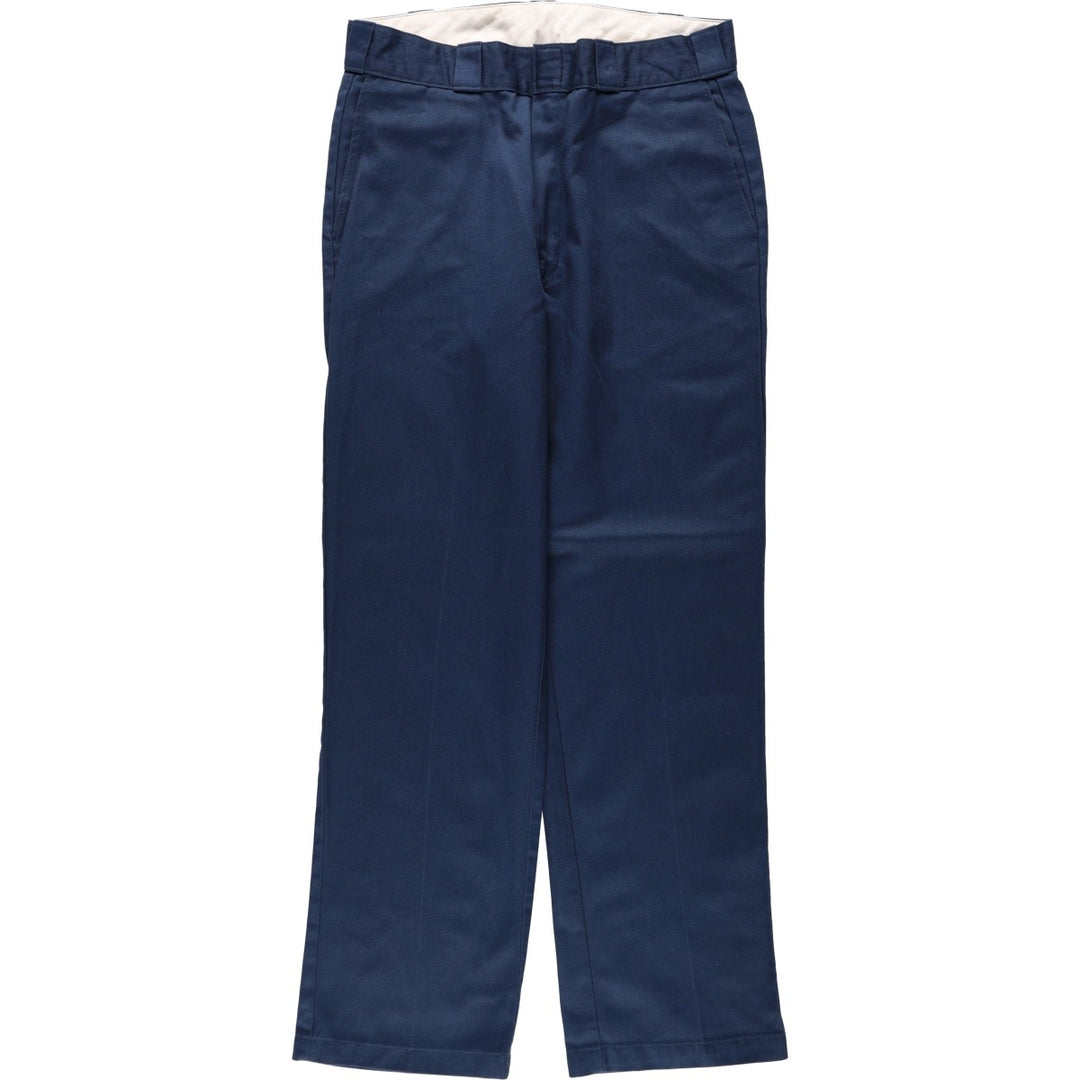 Dickies Work Pants Men's W34 unclear navy blue type Vintage Second Hand