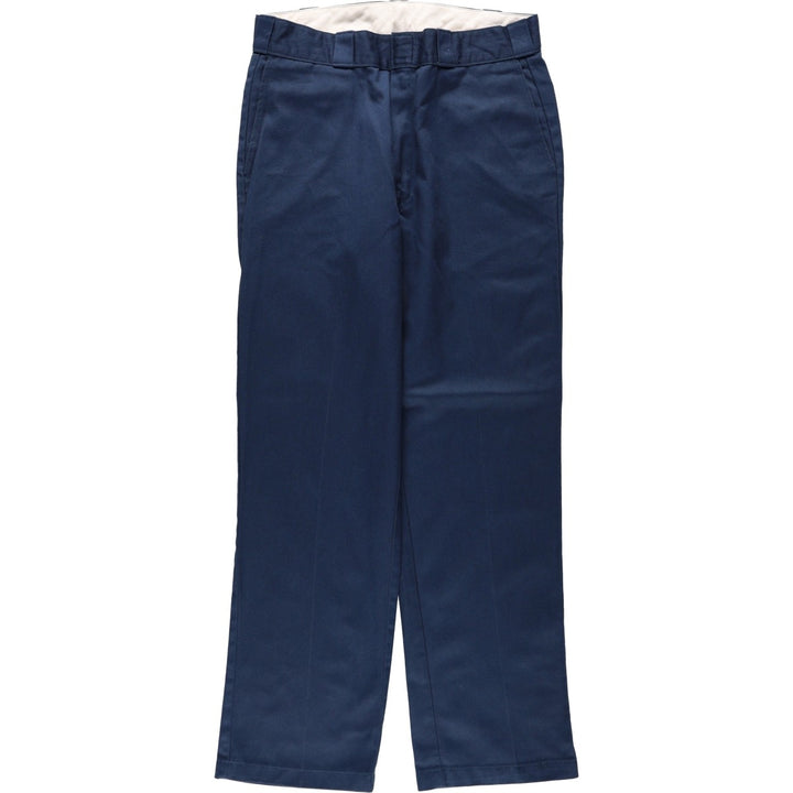 Dickies Work Pants Men's W34 unclear navy blue type Vintage Second Hand
