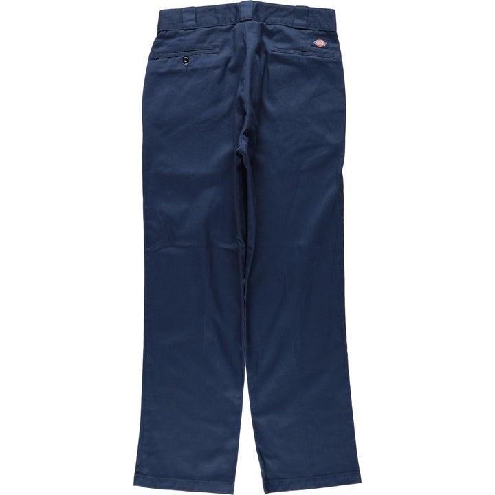 Dickies Work Pants Men's W34 unclear navy blue type Vintage Second Hand