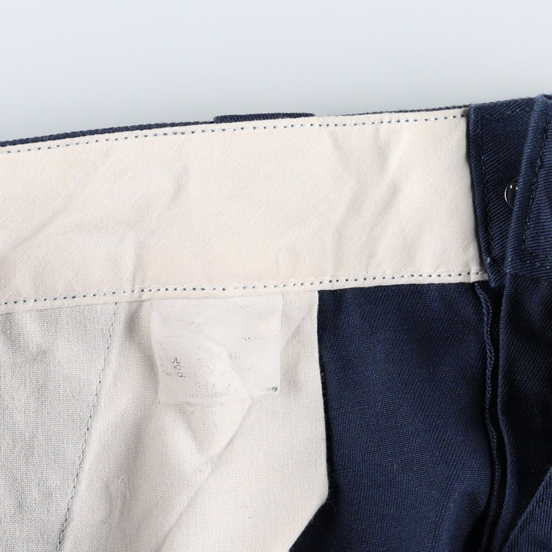 Dickies Work Pants Men's W34 unclear navy blue type Vintage Second Hand