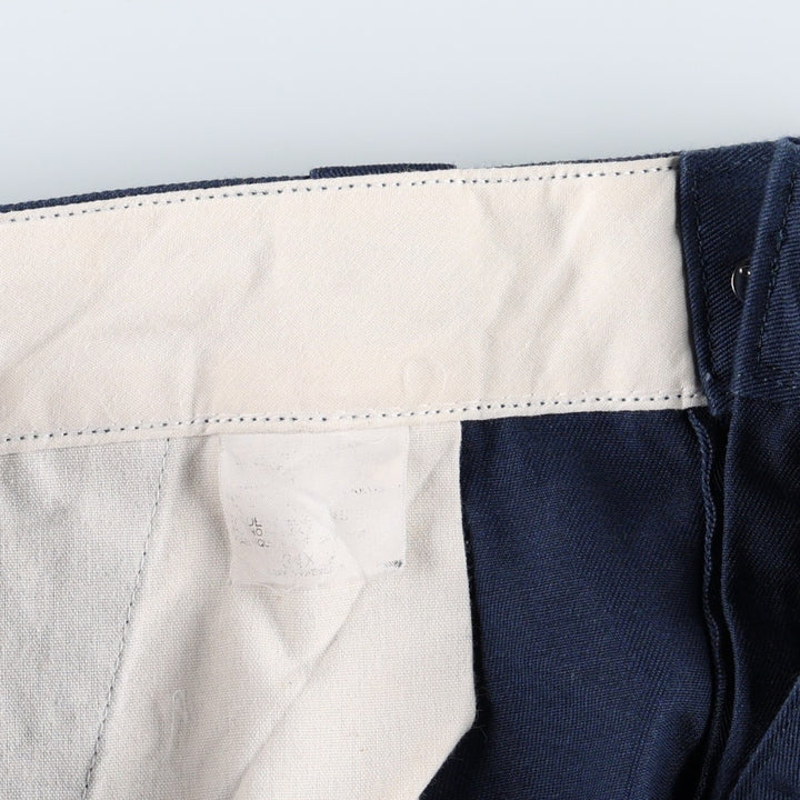 Dickies Work Pants Men's W34 unclear navy blue type Vintage Second Hand