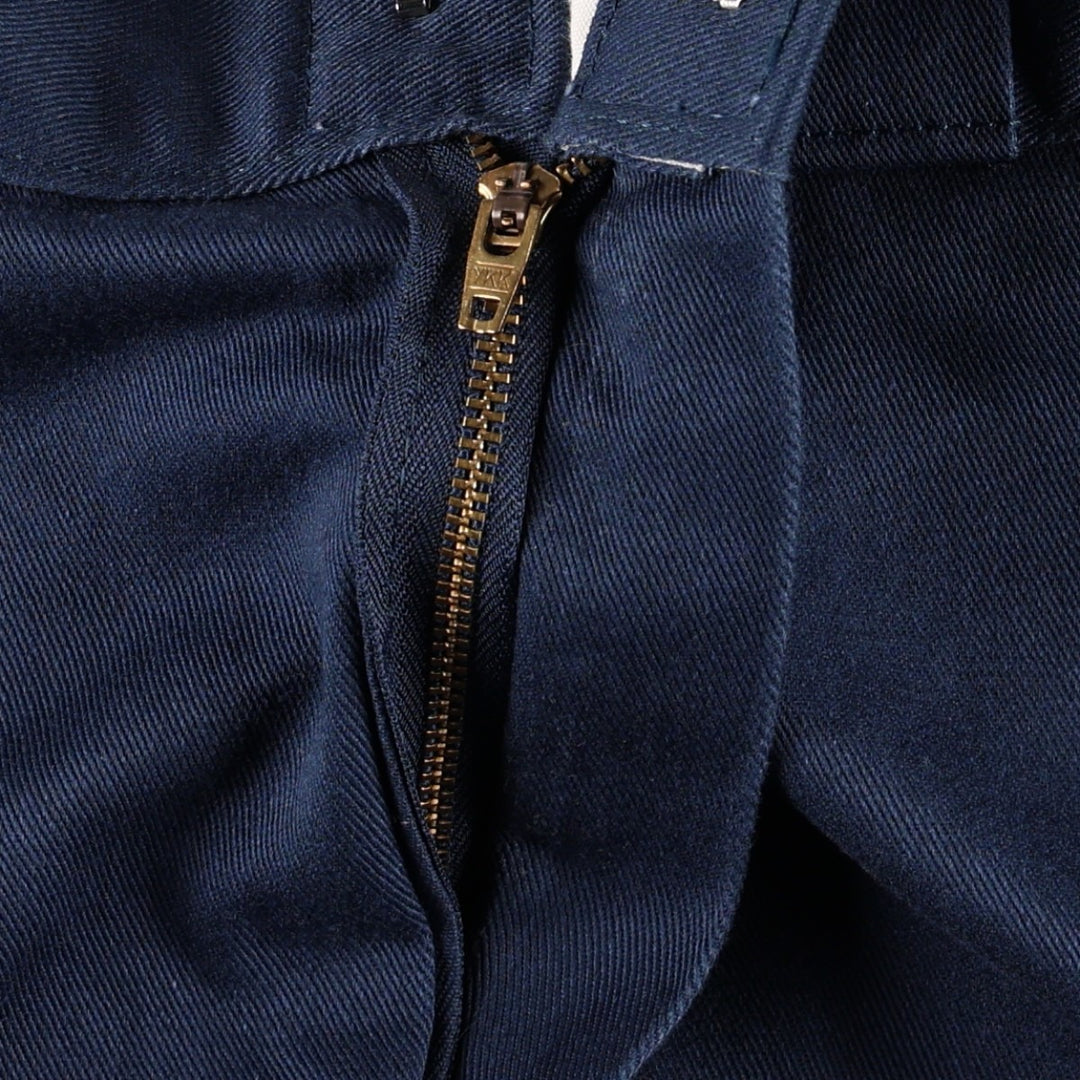 Dickies Work Pants Men's W34 unclear navy blue type Vintage Second Hand