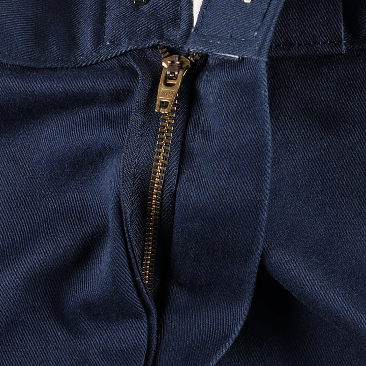 Dickies Work Pants Men's W34 unclear navy blue type Vintage Second Hand