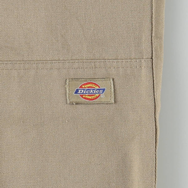 Dickies Double Knee Work Pants Men's W34 polyester beige type brown Vintage Second Hand