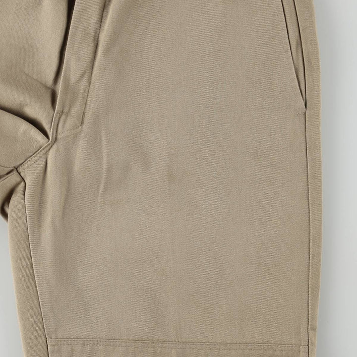 Dickies Double Knee Work Pants Men's W34 polyester beige type brown Vintage Second Hand