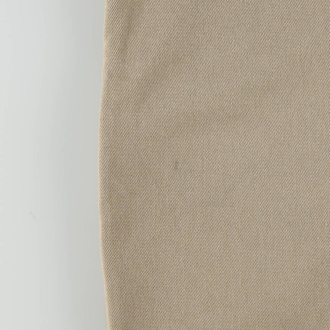 Dickies Double Knee Work Pants Men's W34 polyester beige type brown Vintage Second Hand