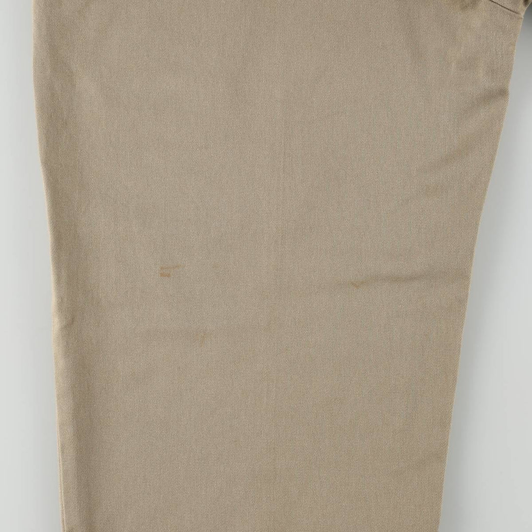 Dickies Double Knee Work Pants Men's W34 polyester beige type brown Vintage Second Hand