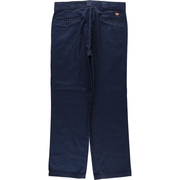 Dickies 874 Original Fit Work Pants, Men's W36 (approx.) polyester navy blue type Vintage Second Hand