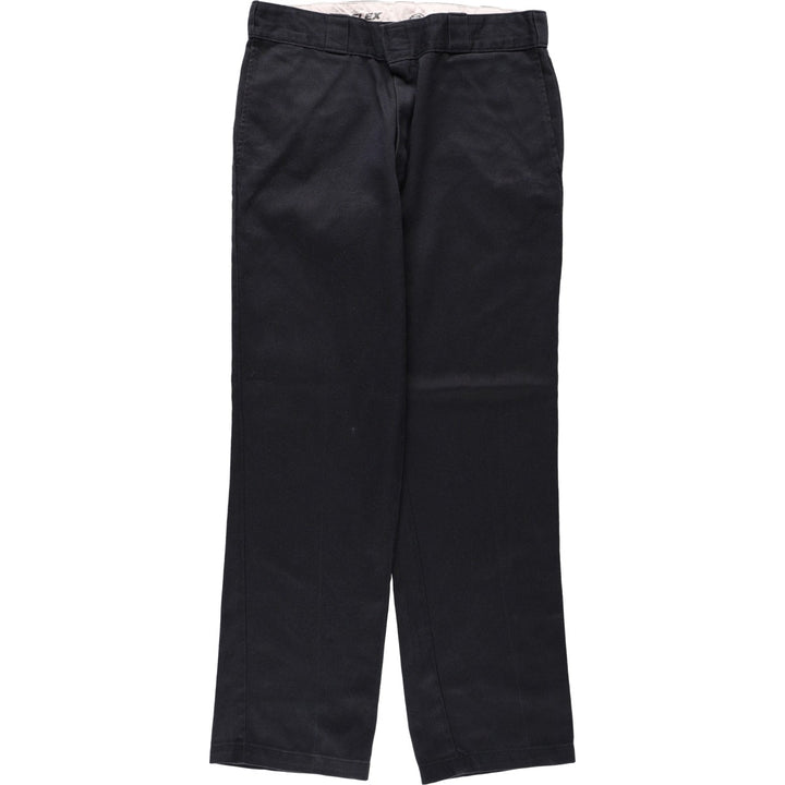 Dickies 874 Original Fit Work Pants, Men's, Size W34 polyester black type Vintage Second Hand