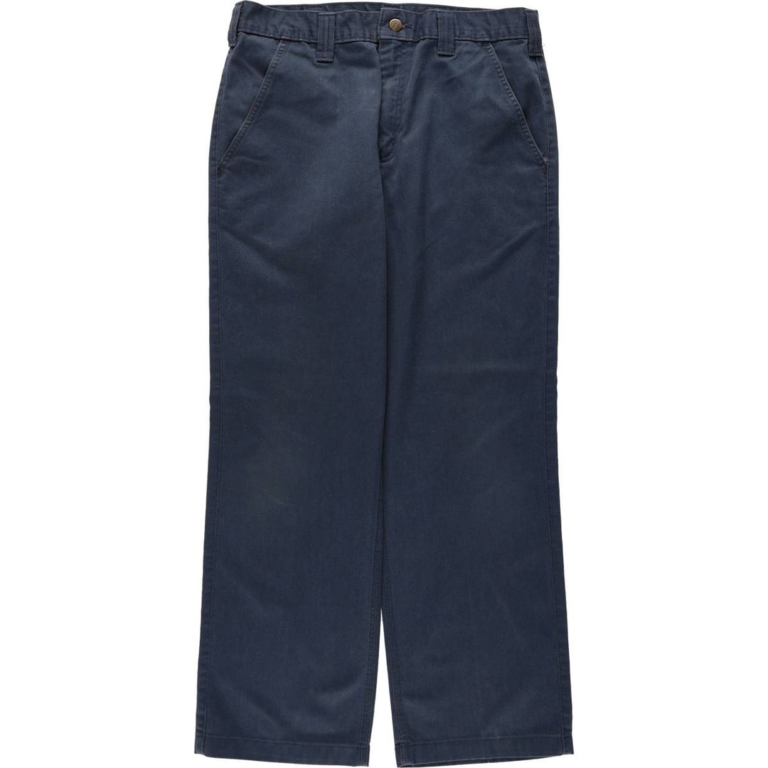 Carhartt Work Pants Men's W33 equivalent unclear navy blue type Vintage Second Hand