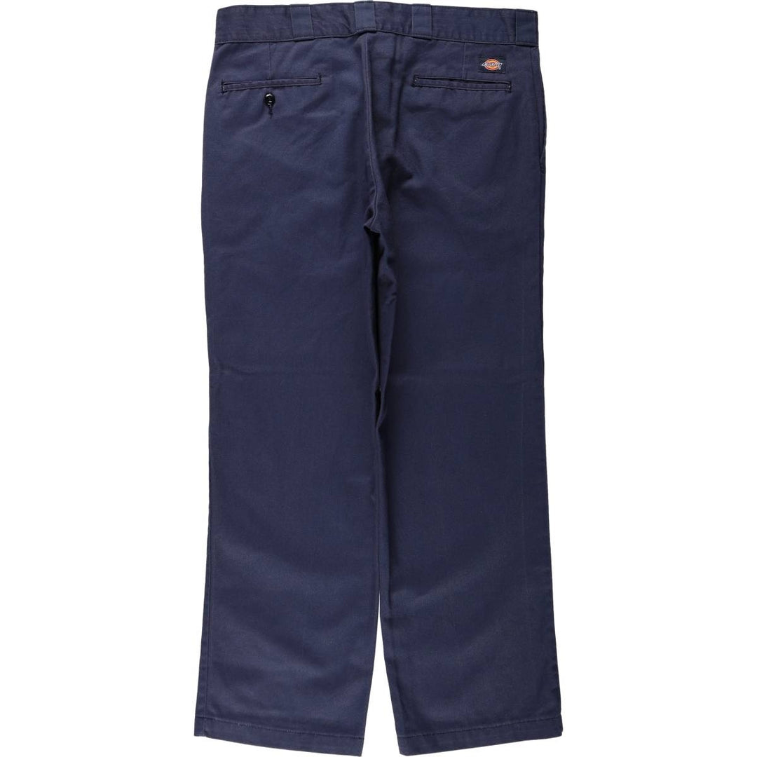 Dickies 874 Original Fit Work Pants for Men, W36 polyester navy blue type Vintage Second Hand