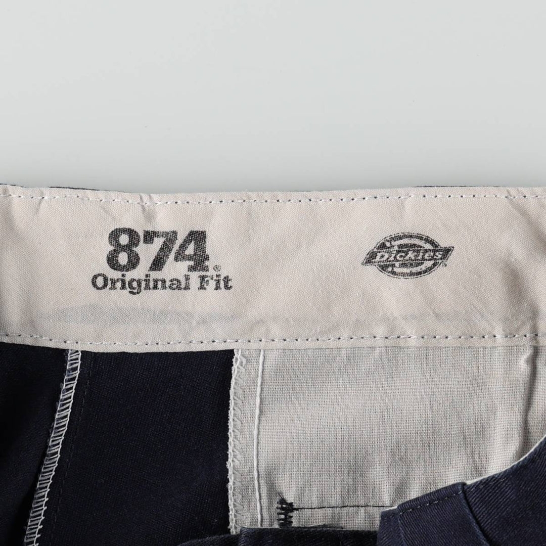 Dickies 874 Original Fit Work Pants, Men's, Size W33 unclear navy blue type Vintage Second Hand