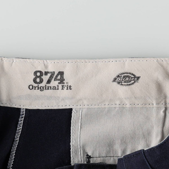 Dickies 874 Original Fit Work Pants, Men's, Size W33 unclear navy blue type Vintage Second Hand