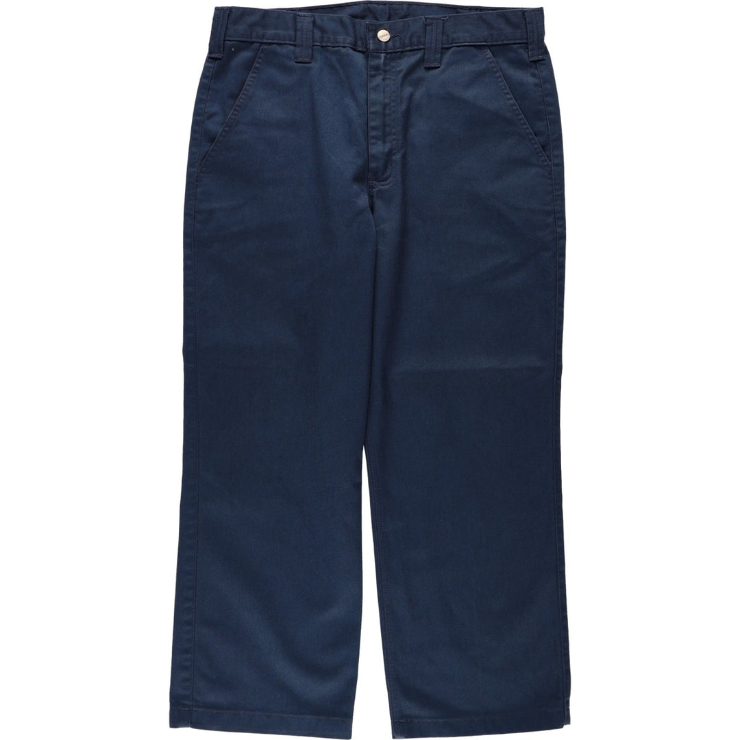 Carhartt Men's Work Pants, Size W34 unclear navy blue type Vintage Second Hand