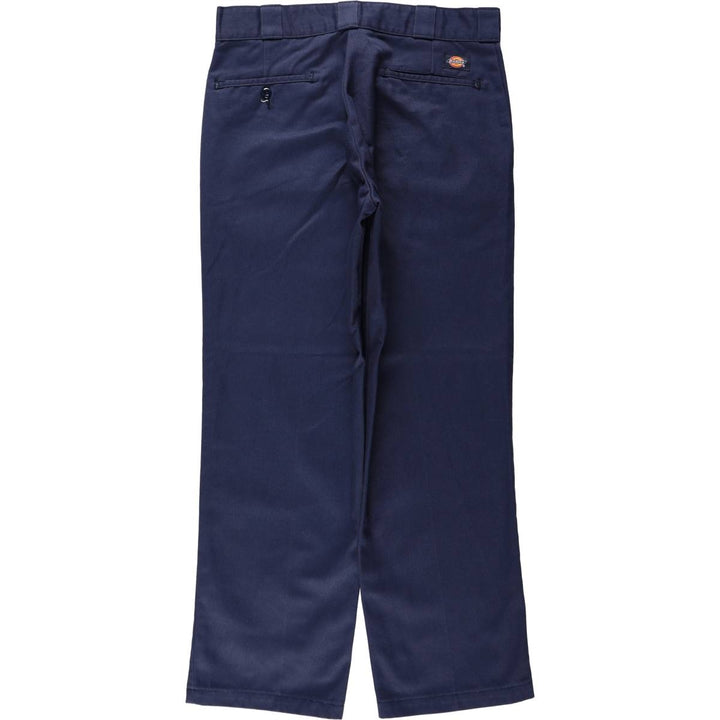 Dickies 874 Original Fit Work Pants, Men's, Size W34 polyester navy blue type Vintage Second Hand