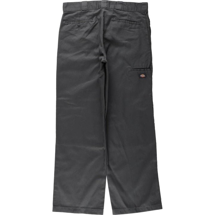 Dickies Loose Fit Work Pants, Men's, Size 36 polyester gray type Vintage Second Hand