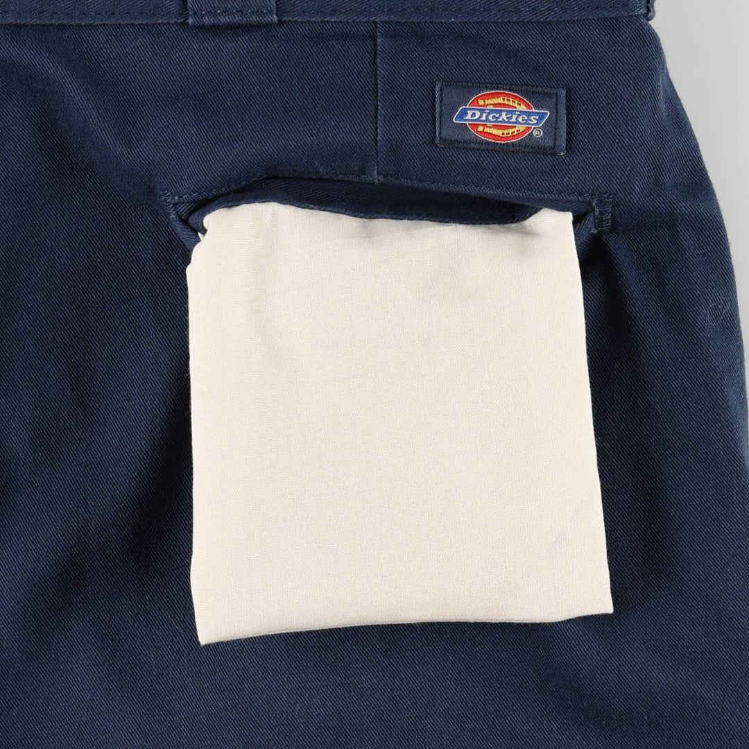 Dickies Work Pants Men's W36 unclear Navy blue Vintage Second Hand