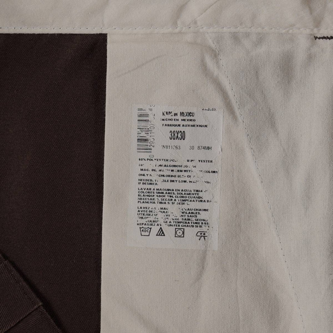 Dickies Work Pants Men's W37 polyester brown type Vintage Second Hand
