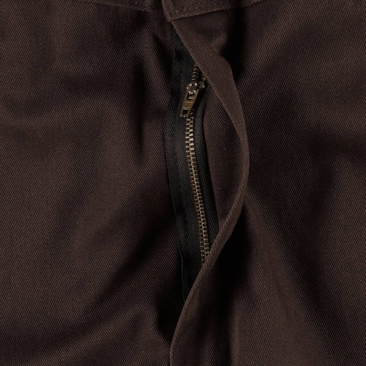 Dickies Work Pants Men's W37 polyester brown type Vintage Second Hand