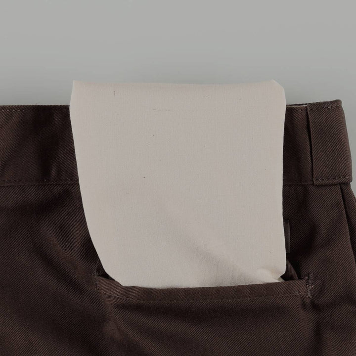 Dickies Work Pants Men's W37 polyester brown type Vintage Second Hand
