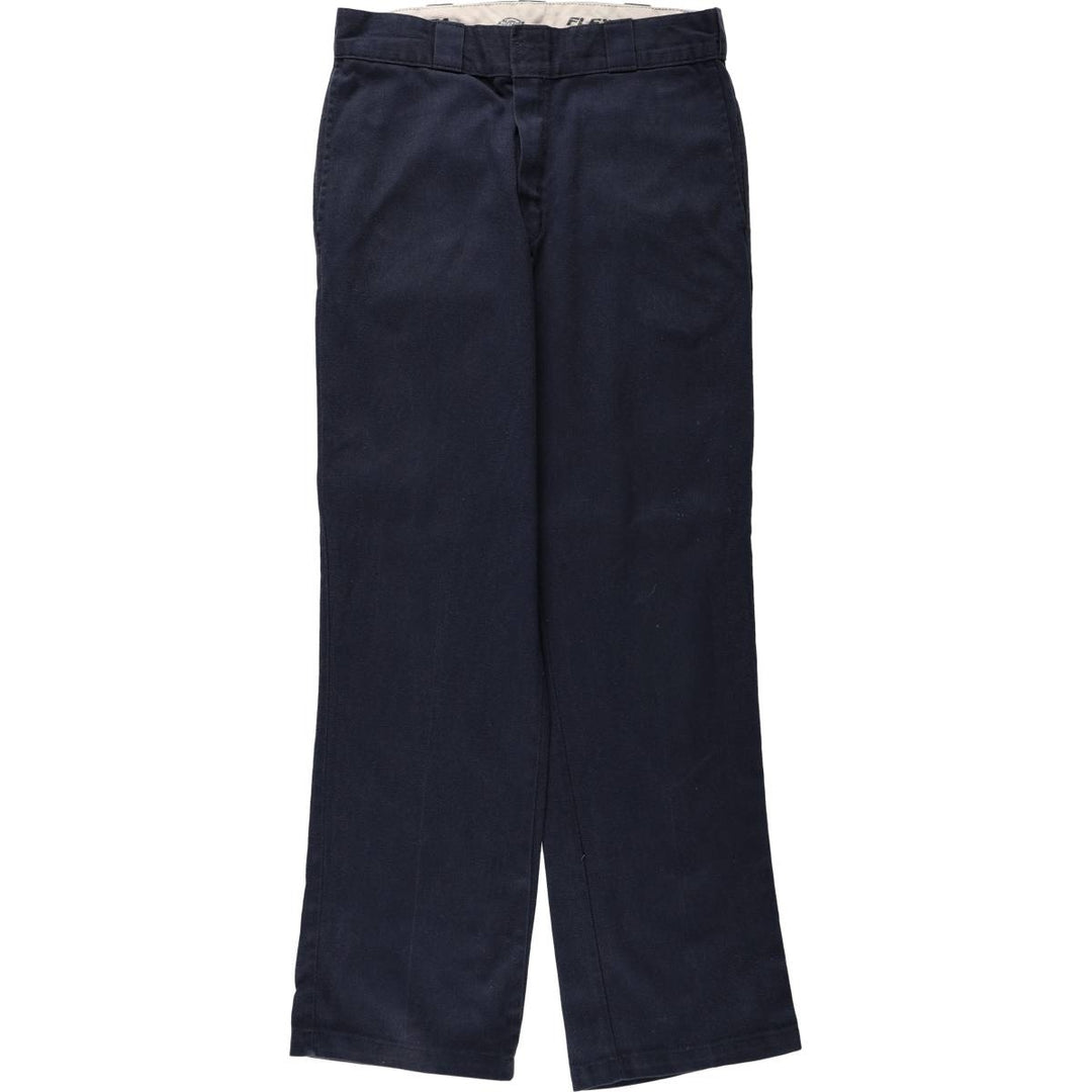 Dickies 874 Original Fit FLEX Work Pants, Men's W31 (approx.) polyester navy blue type Vintage Second Hand