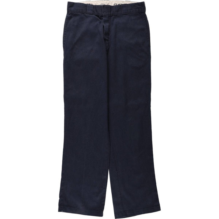 Dickies 874 Original Fit FLEX Work Pants, Men's W31 (approx.) polyester navy blue type Vintage Second Hand