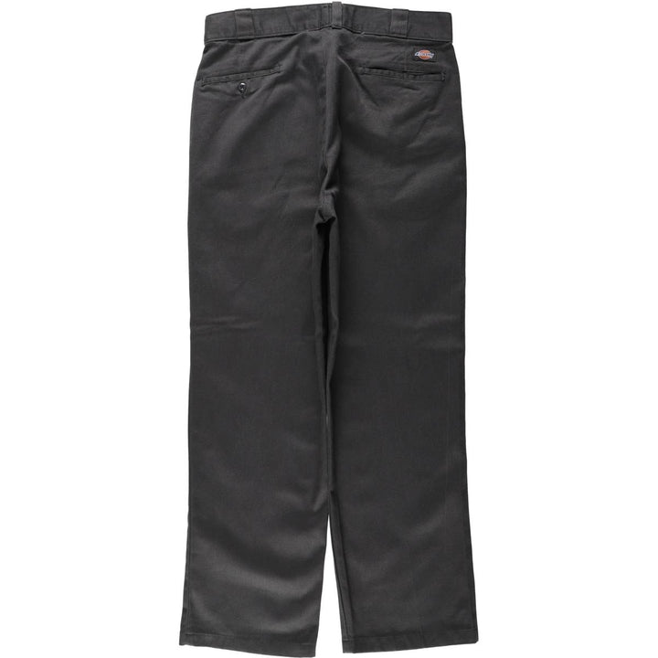 Dickies Work Pants Men's W34 unclear gray type Vintage Second Hand