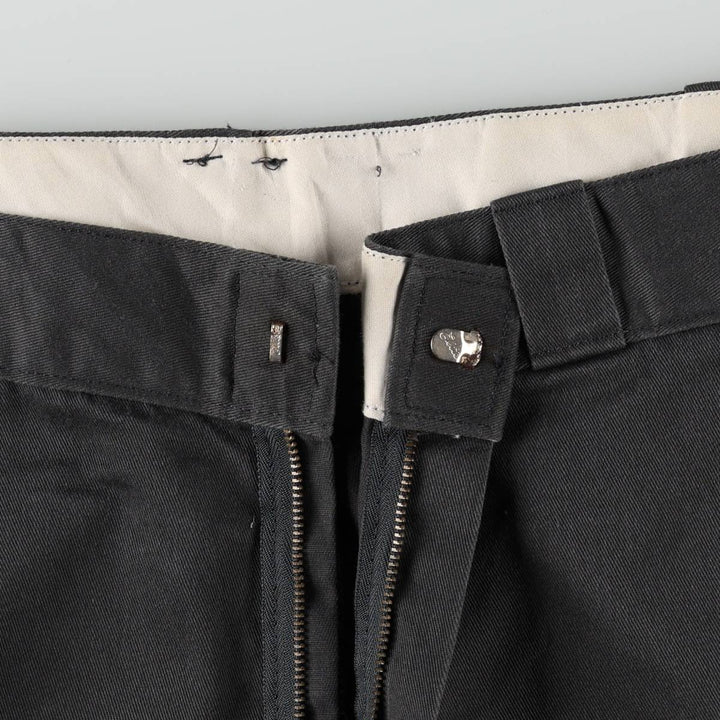 Dickies Work Pants Men's W34 unclear gray type Vintage Second Hand