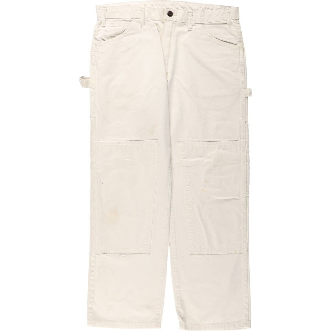 Dickies Double Knee Painter Pants, Men's, Size W34 cotton pale white type Vintage Second Hand