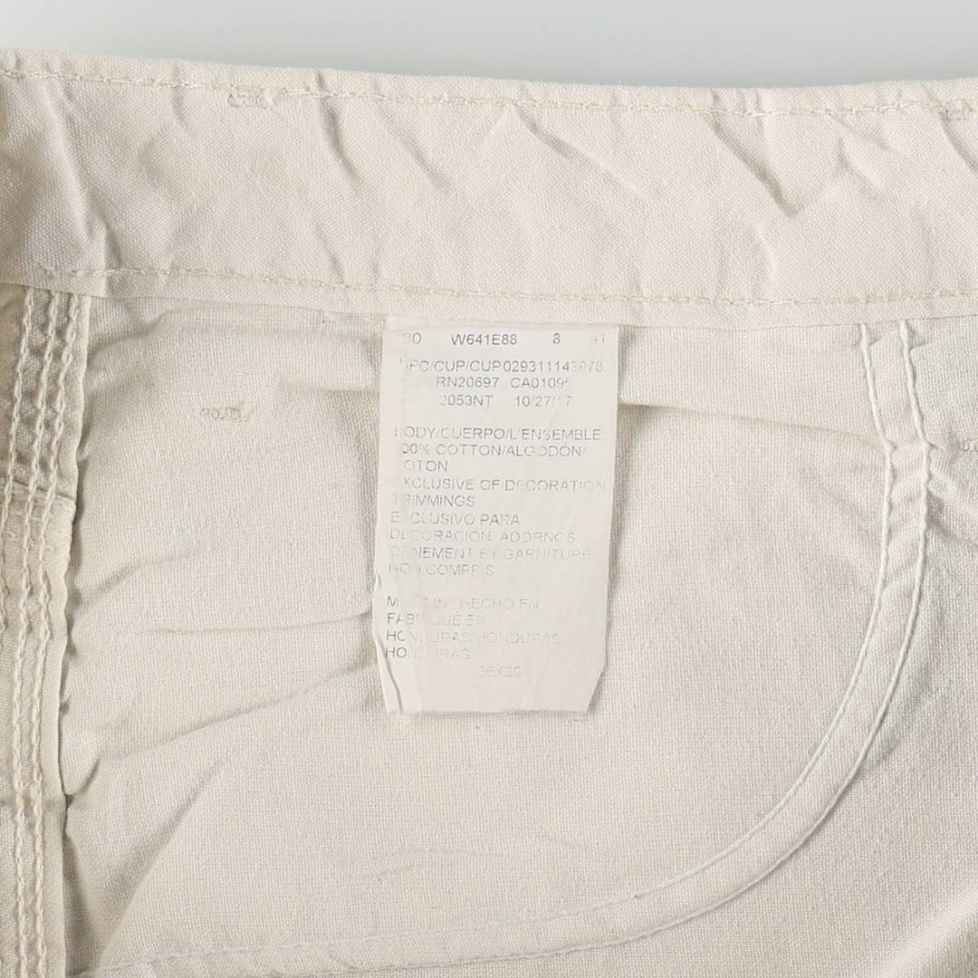Dickies Double Knee Painter Pants, Men's, Size W34 cotton pale white type Vintage Second Hand