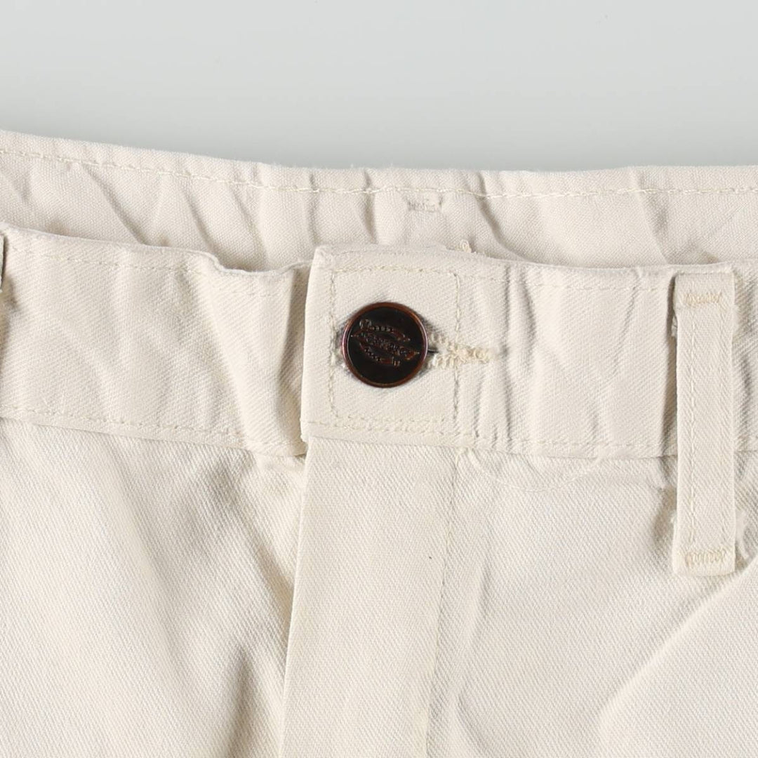 Dickies Double Knee Painter Pants, Men's, Size W34 cotton pale white type Vintage Second Hand