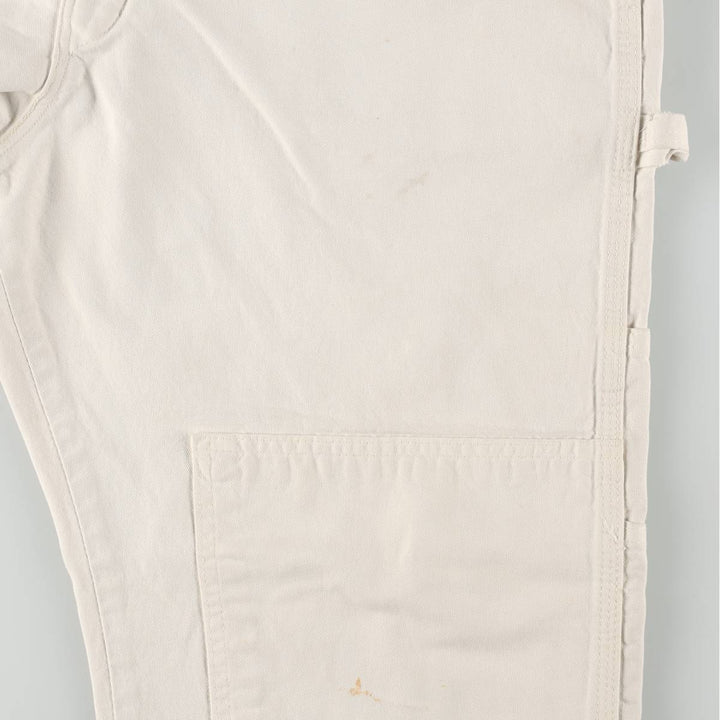 Dickies Double Knee Painter Pants, Men's, Size W34 cotton pale white type Vintage Second Hand