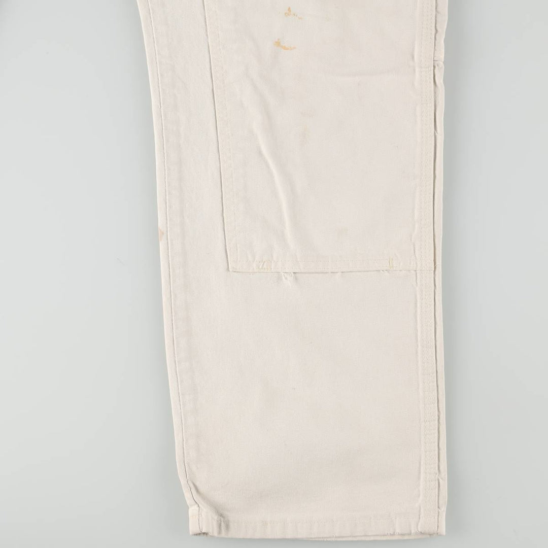 Dickies Double Knee Painter Pants, Men's, Size W34 cotton pale white type Vintage Second Hand