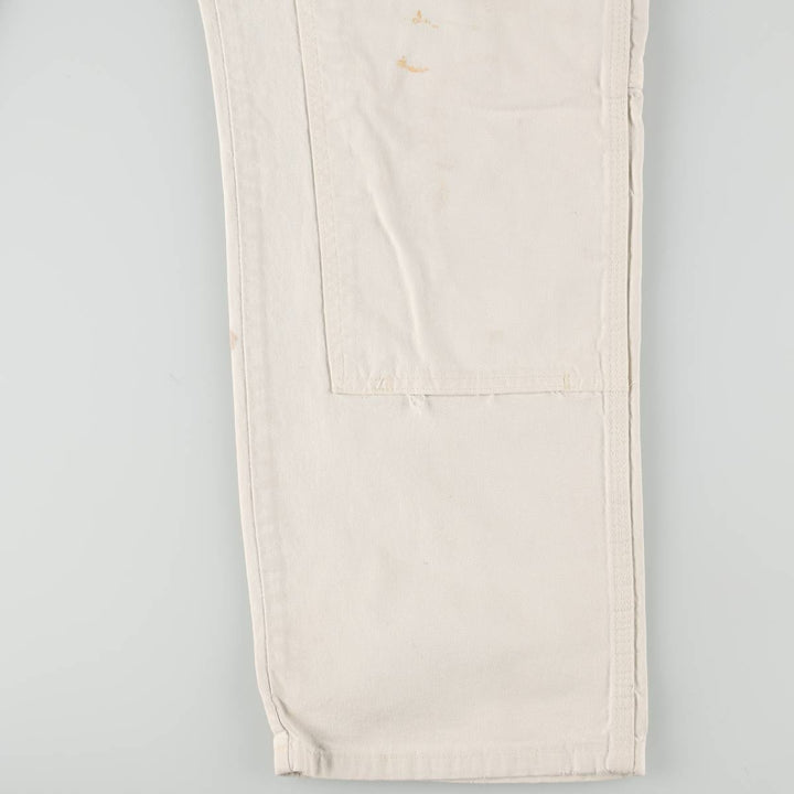 Dickies Double Knee Painter Pants, Men's, Size W34 cotton pale white type Vintage Second Hand