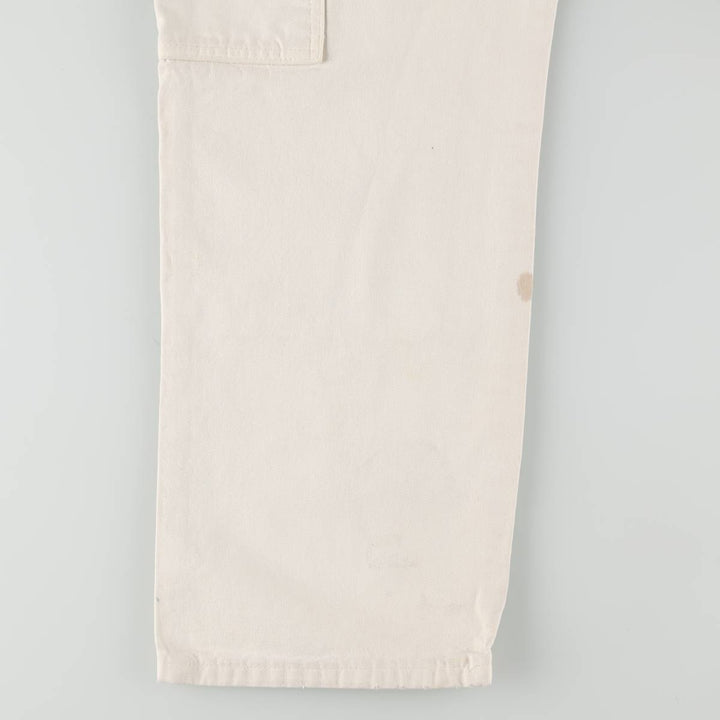 Dickies Double Knee Painter Pants, Men's, Size W34 cotton pale white type Vintage Second Hand