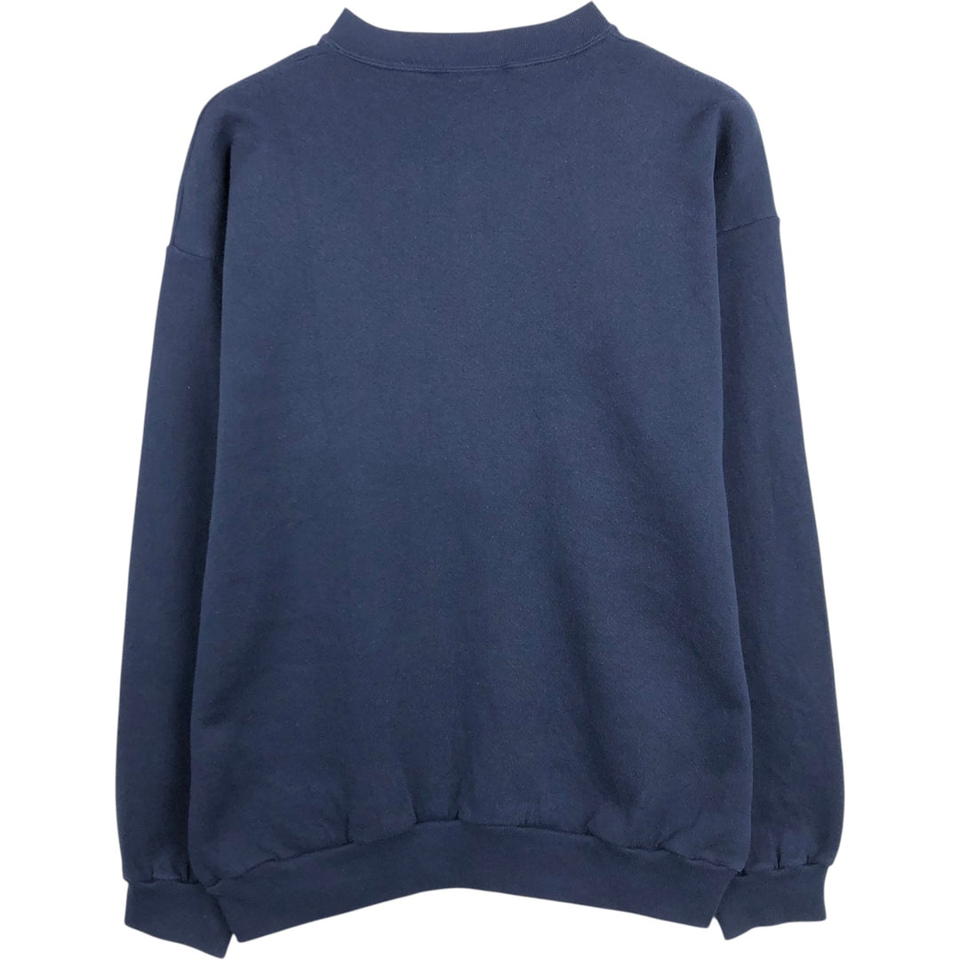 90'S Tultex PENN University of Pennsylvania College Sweatshirt, Men's Size L (approx.), Vintage cotton navy blue type Vintage Second Hand