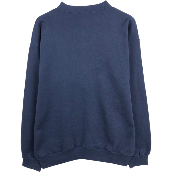 90'S Tultex PENN University of Pennsylvania College Sweatshirt, Men's Size L (approx.), Vintage cotton navy blue type Vintage Second Hand