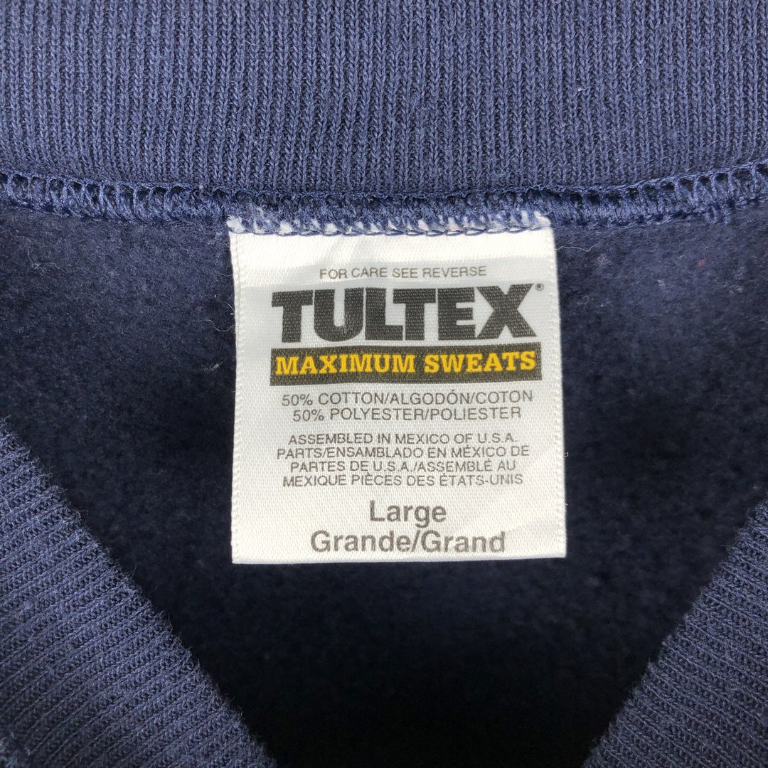 90'S Tultex PENN University of Pennsylvania College Sweatshirt, Men's Size L (approx.), Vintage cotton navy blue type Vintage Second Hand