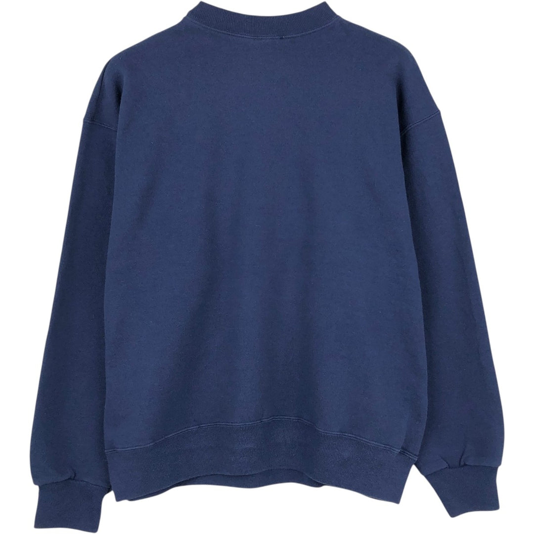 90'S ChampKnit by HANES Notre Dame University College Sweatshirt, Men's Size L (approx.), Vintage cotton navy blue type Vintage Second Hand