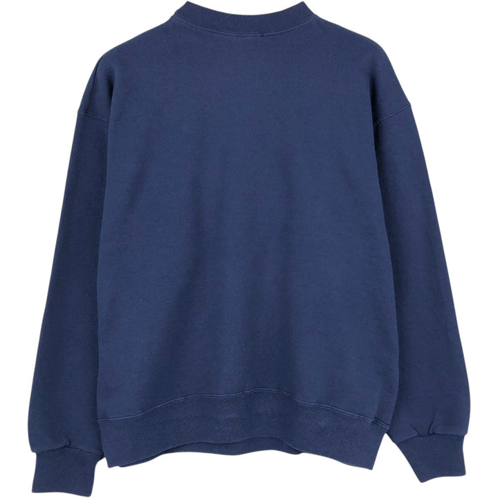 90'S ChampKnit by HANES Notre Dame University College Sweatshirt, Men's Size L (approx.), Vintage cotton navy blue type Vintage Second Hand