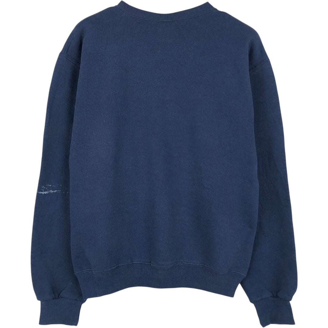 1990'S Russell MICHIGAN University of Michigan College Sweatshirt, Men's Size M (approx.), Vintage cotton navy blue type Vintage Second Hand