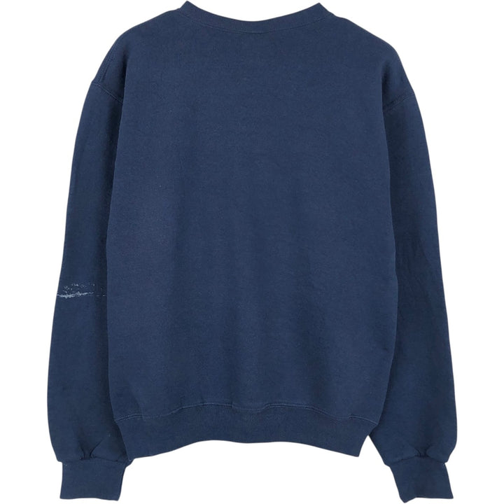 1990'S Russell MICHIGAN University of Michigan College Sweatshirt, Men's Size M (approx.), Vintage cotton navy blue type Vintage Second Hand