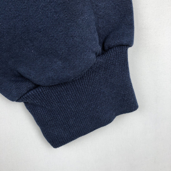 1990'S Russell MICHIGAN University of Michigan College Sweatshirt, Men's Size M (approx.), Vintage cotton navy blue type Vintage Second Hand