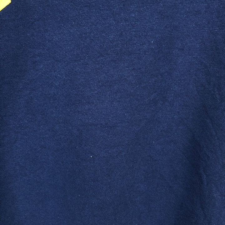 1990'S Russell MICHIGAN University of Michigan College Sweatshirt, Men's Size M (approx.), Vintage cotton navy blue type Vintage Second Hand