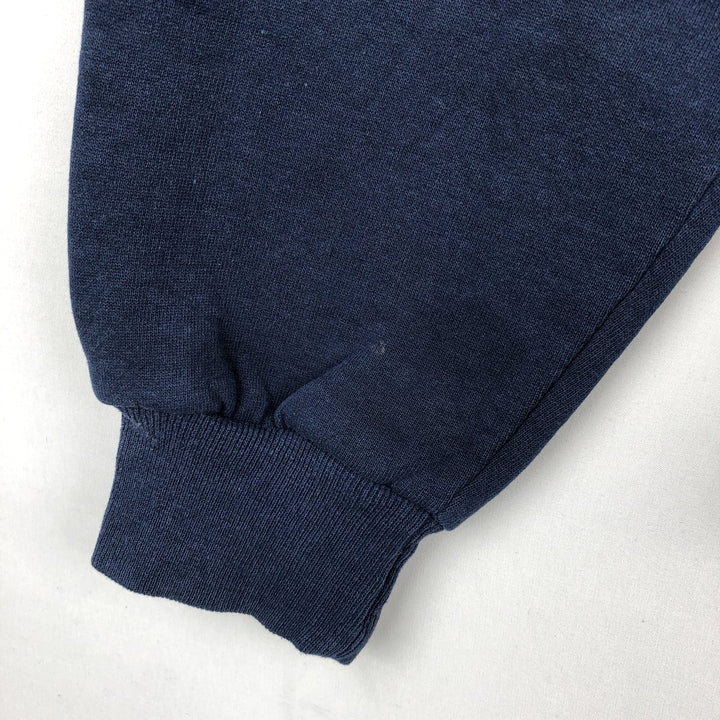 1990'S Russell MICHIGAN University of Michigan College Sweatshirt, Men's Size M (approx.), Vintage cotton navy blue type Vintage Second Hand